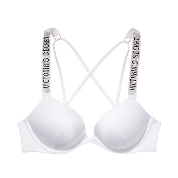 Shine Strap Bombshell Add-2-Cups Push-Up Bikini Top - Picture 1 of 3